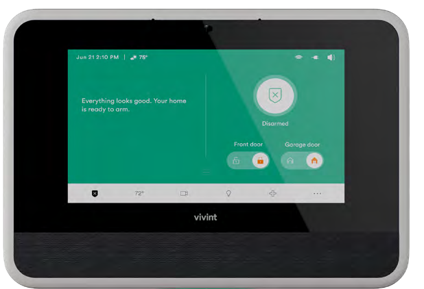 Vivint Smart Hub touchscreen panel